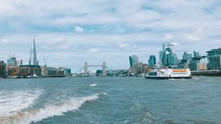 River Thames, London, with Tower Bridge and The Shard