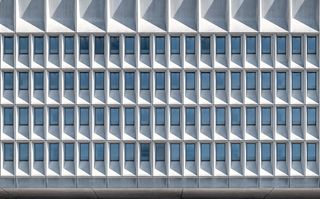 Hotel Marcel Breuer building facade repetition detail