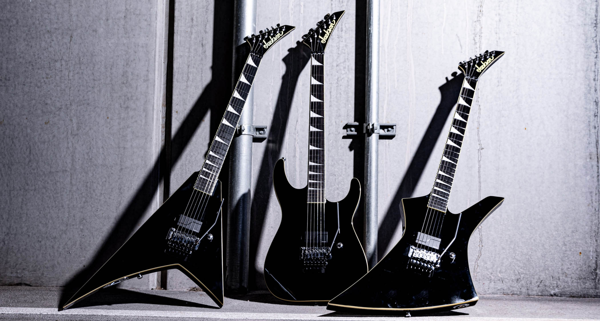 Jackson Pro Plus Pure Metal Series: the new limited range strips the Soloist, Rhoads and Kelly down with a single Fishman bridge humbucker, Floyd Rose and black finishes as standard