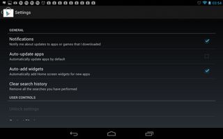 Google Play Autoupdate Settings