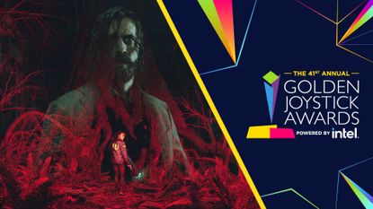 Alan Wake 2 winning at the Golden Joystick Awards 2023