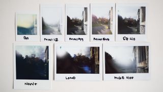 Comparison photos taken on the best instant cameras: Instax Mini 12, Mini 99, Square SQ40 and Wide 400, Polaroid Now+ Gen 2 and Go Gen 2, and Lomo'Instant Wide Glass