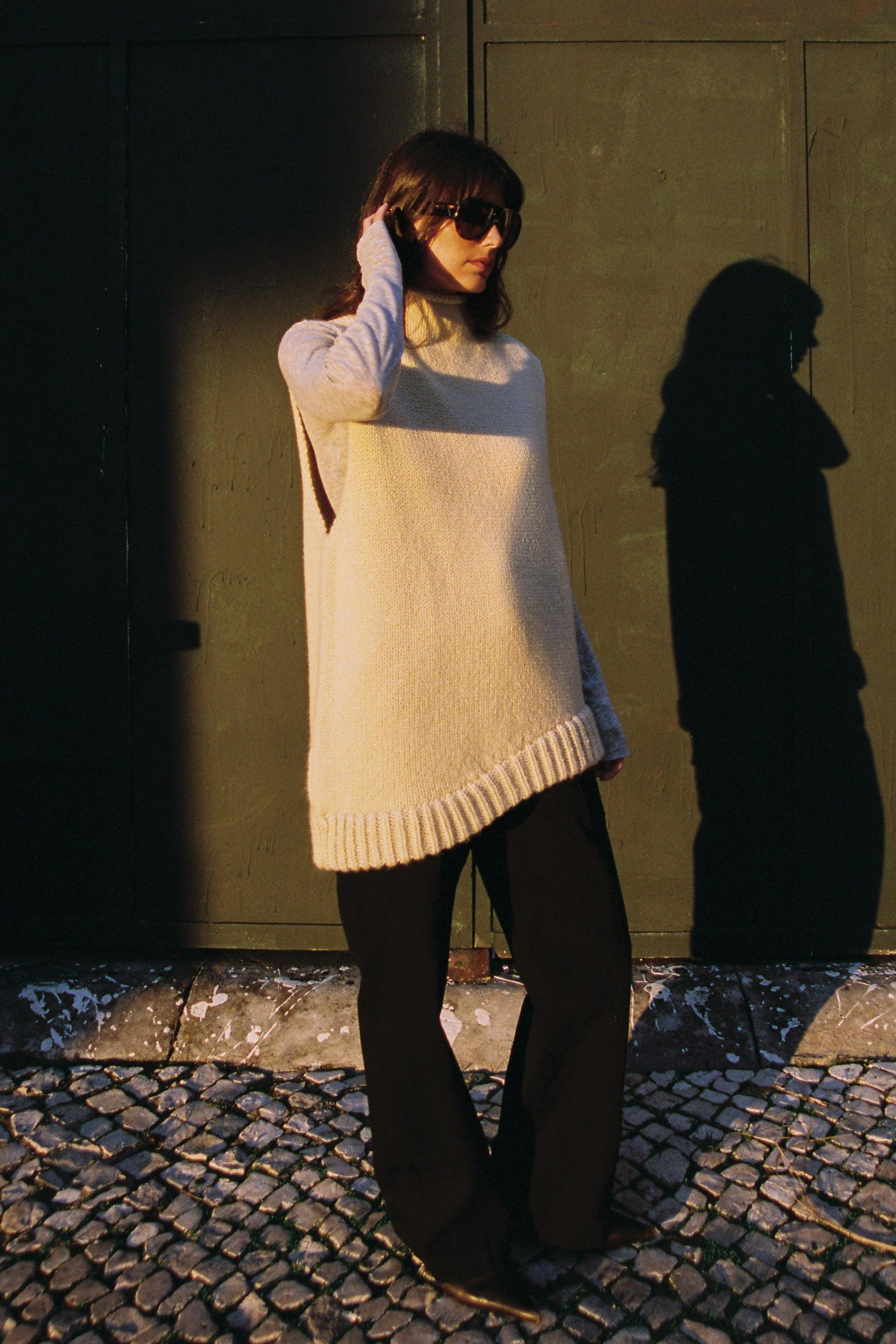 Asymmetric Knit Vest