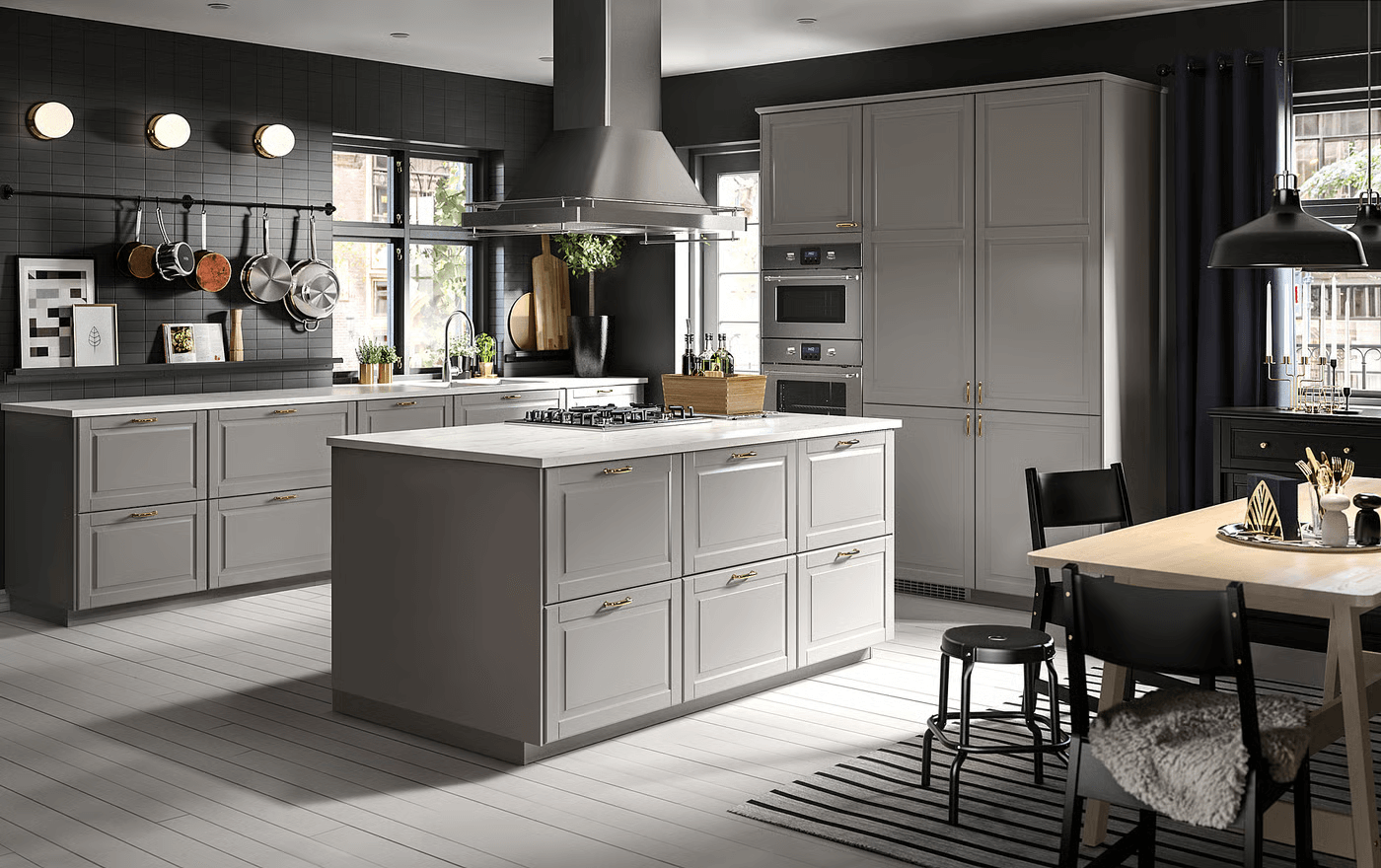 An image of an IKEA fitted kitchen