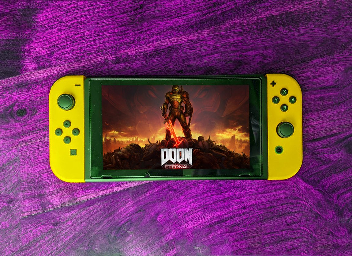 Eternal nintendo switch. Дум Этернал Нинтендо свитч. Doom 2016 на Нинтендо свитч. Дум этёрнал на Нинтендо свитч.