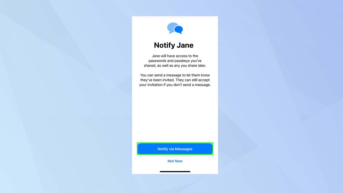 How to share passwords with designated people in iOS | Tom's Guide