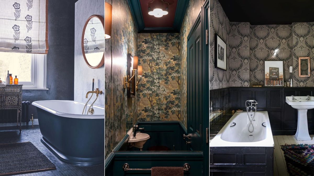 10 black bathroom ideas |