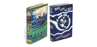 The first editions of The Hobbit and Brave New World sold in March.