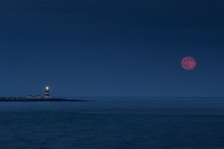 Honey Moon and Lighthouse in Waterford, Ireland