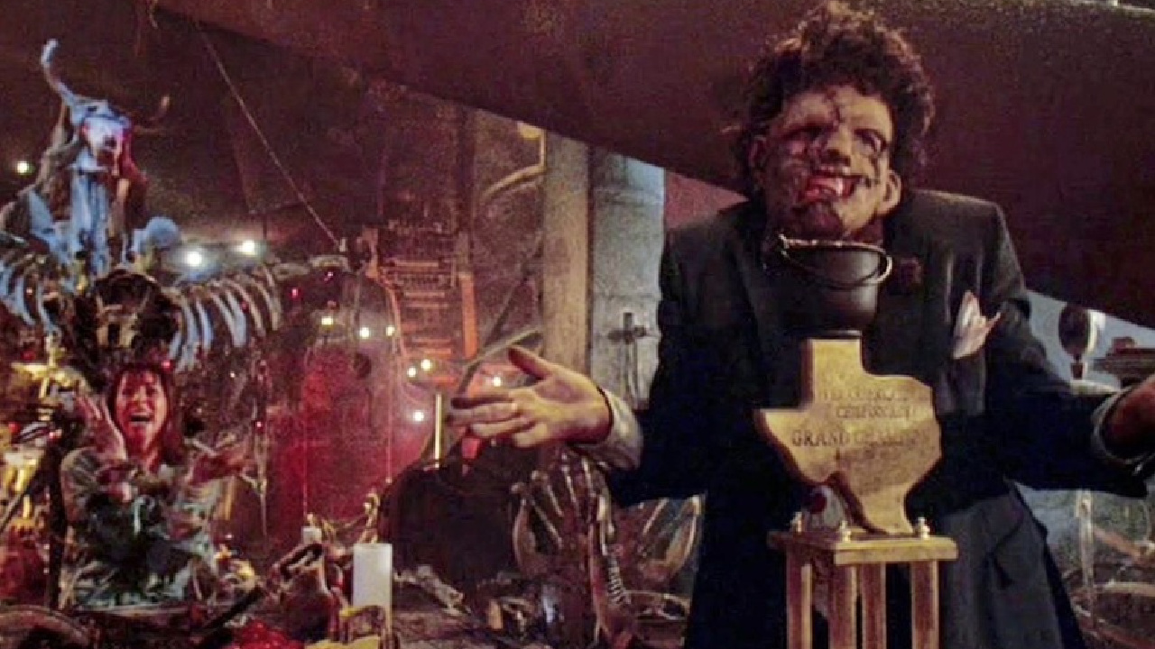 Leatherface in Texas Chainsaw Massacre 2.