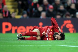 Mohamed Salah has been struggling with an ankle injury of his own