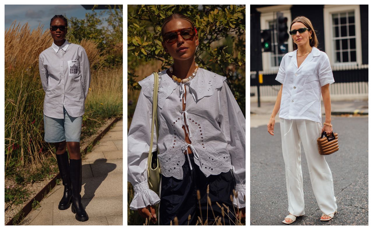 women wearing linen shirts