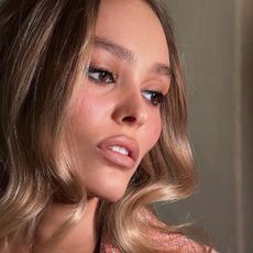 Lily Rose Depp eyelashes for best waterproof mascaras
