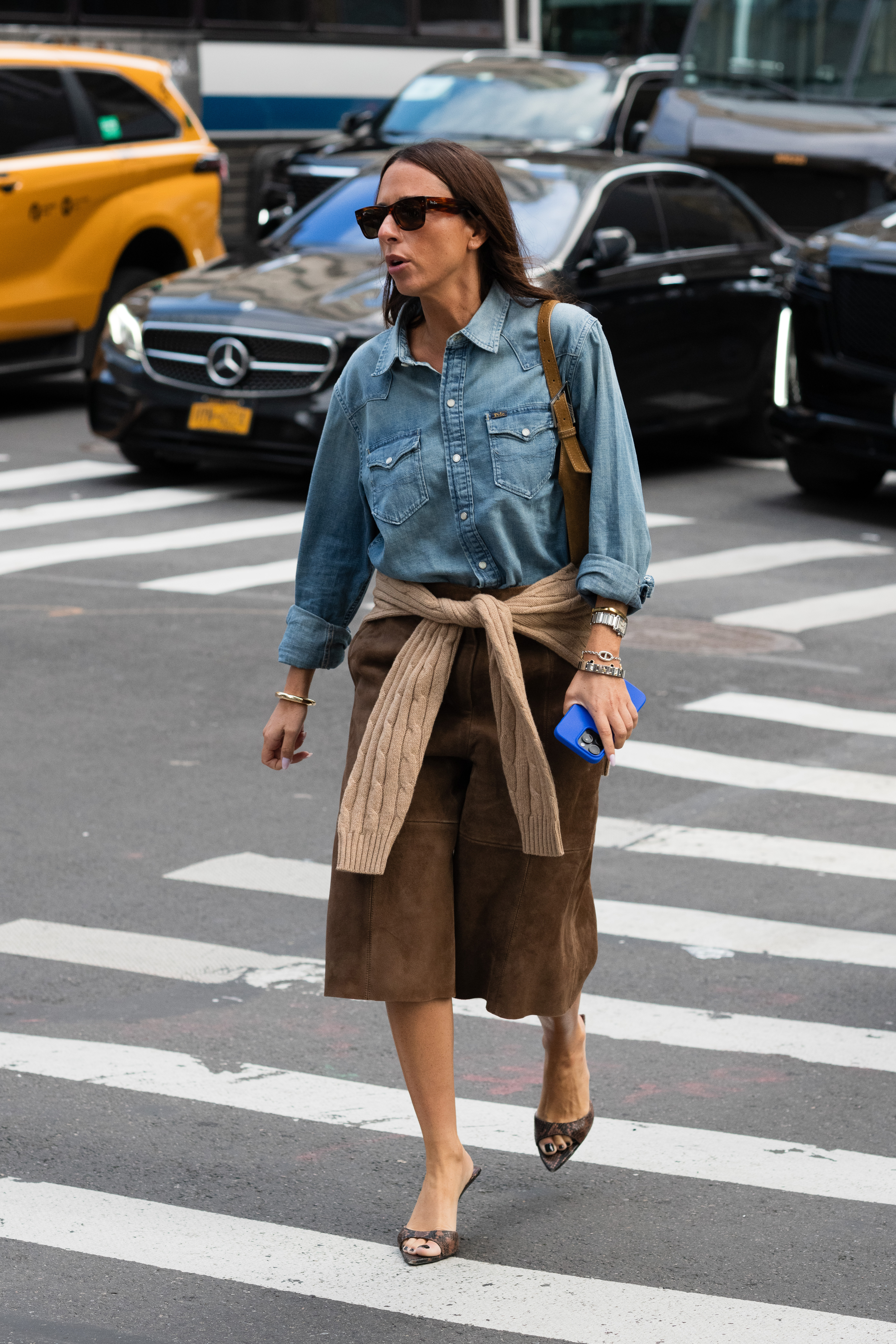 street style outfits during new york fashion week ss26