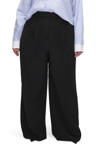 Luxe Suiting Wide Leg Pants