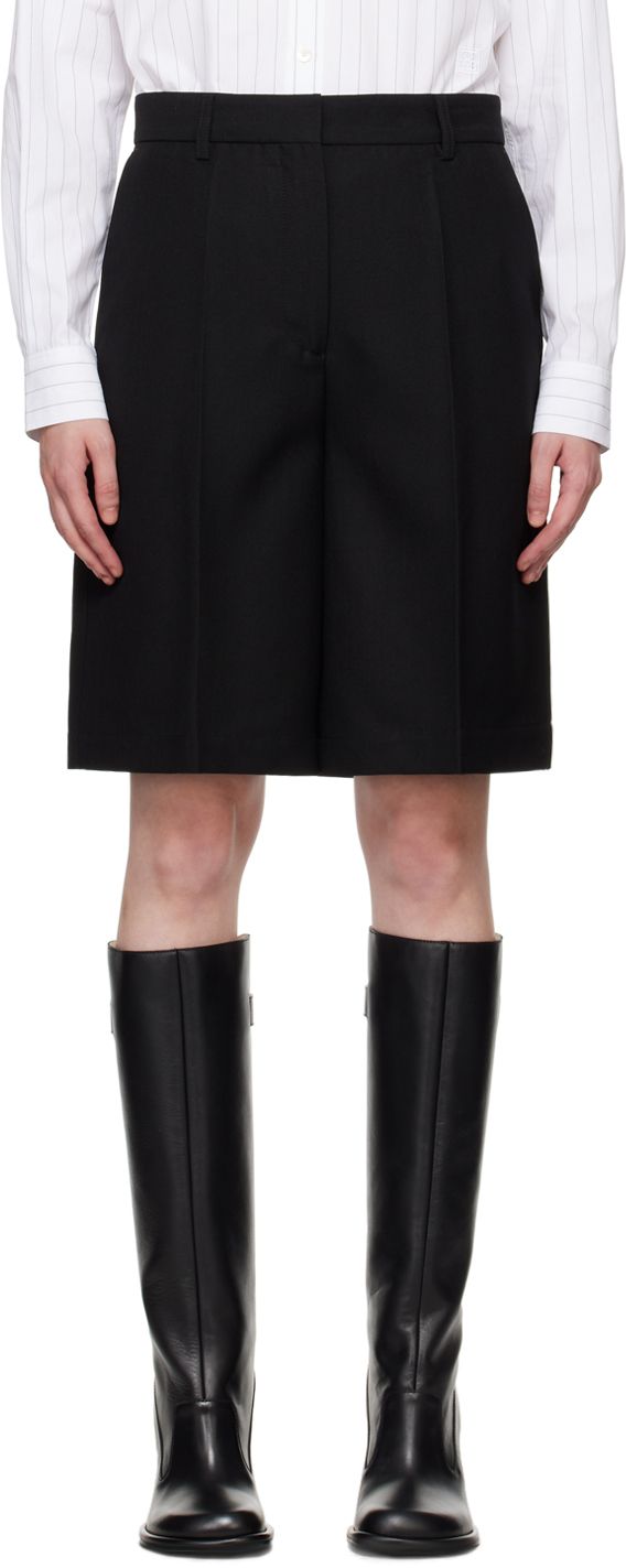 Black Tailored Shorts