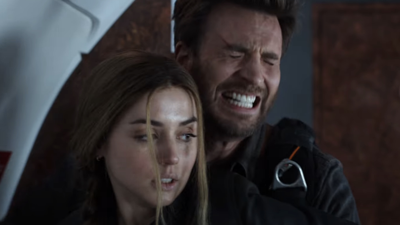 Knives Out' Stars Chris Evans & Ana de Armas Reunite at W