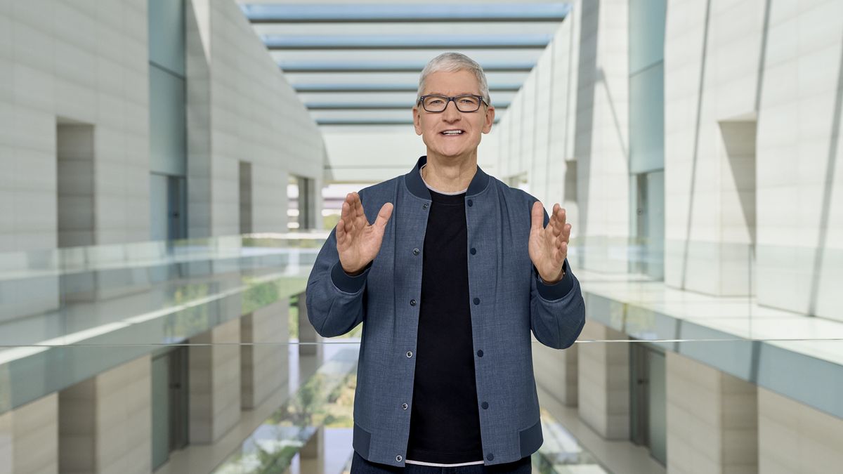 Tim Cook at WWDC 2022