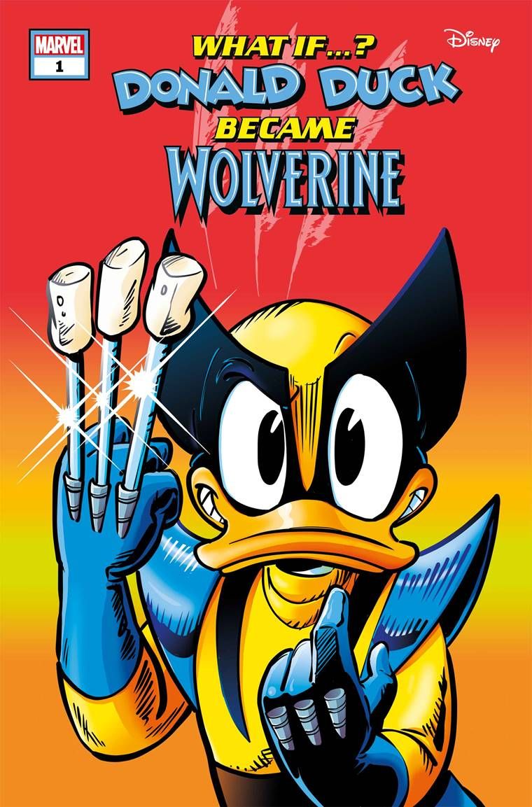 Cover art for Marvel &amp; Disney: What If&hellip;? Donald Duck Became Wolverine #1