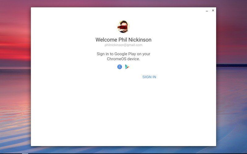 Setting up Google Play on Chrome OS
