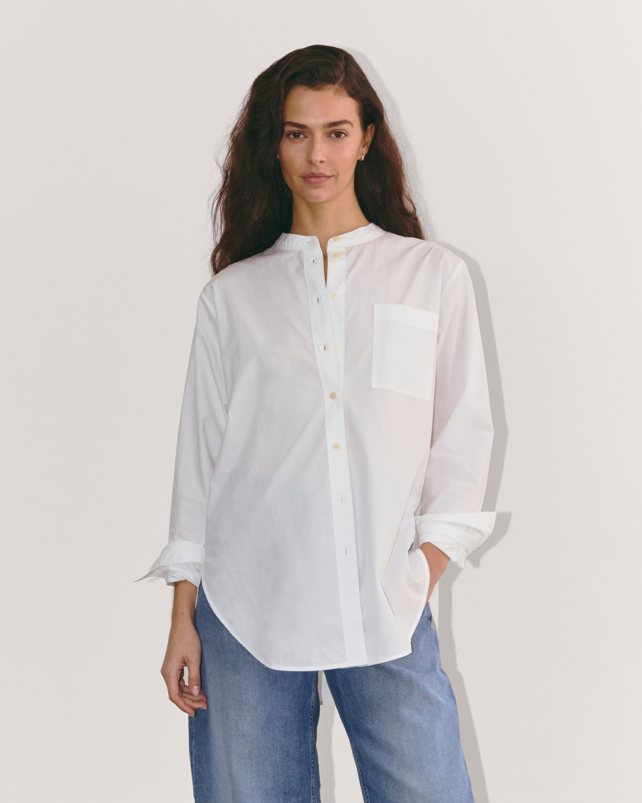 Everlane Oversize Shirt in White