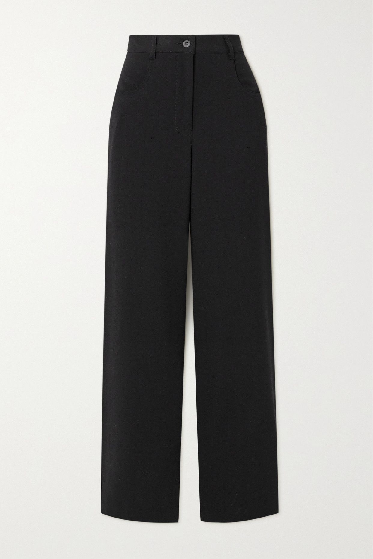 + Net Sustain Wool-Blend Crepe Straight-Leg Pants