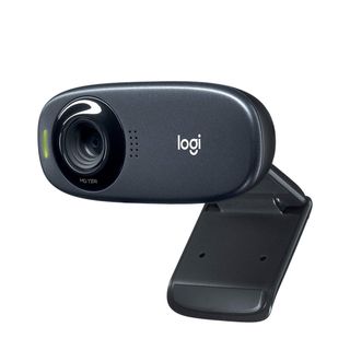Logitech C310 webcam on a white background