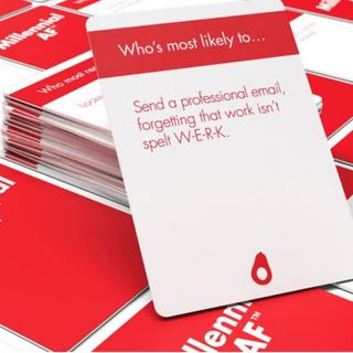 The Millennial AF card game from IWOOT, our pick of one of the best Valentine's day gifts for him