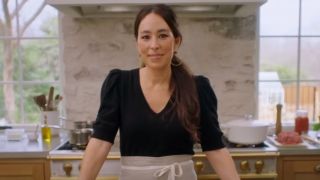 Joanna Gaines in a kitchen