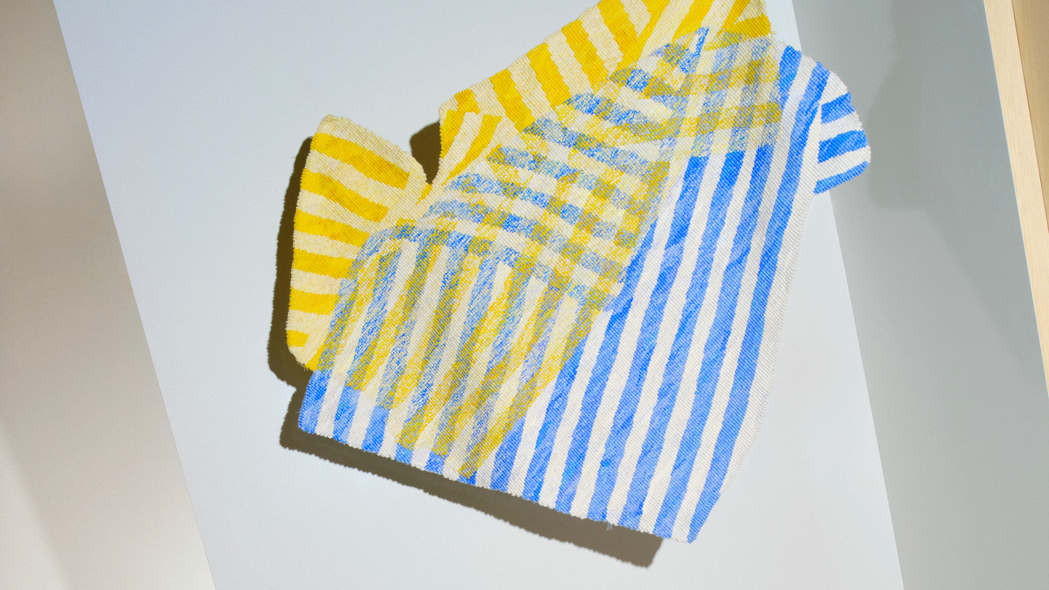Craft object displayed in gallery space