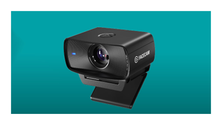 The Elgato Facecam MK.2 floats in the teal gradient PC Gamer deal void.