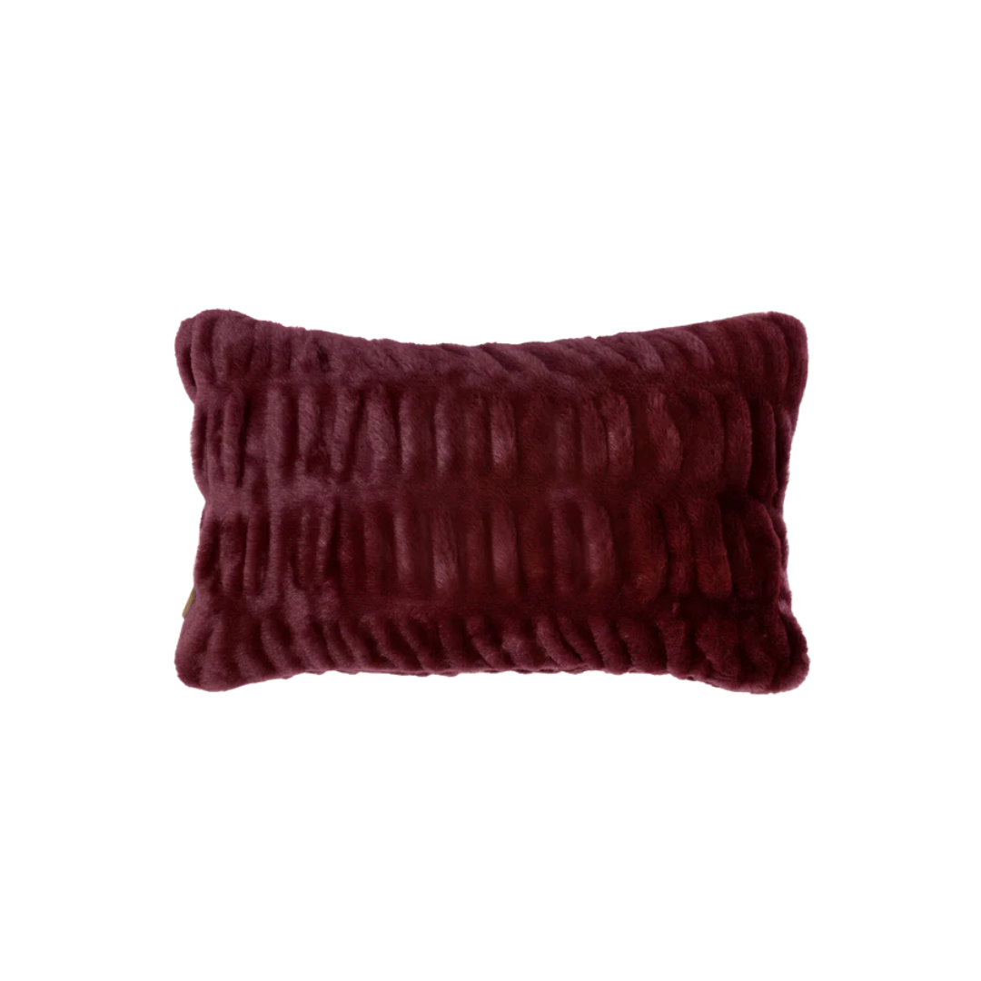 Burgundy Lola Blankets pillow
