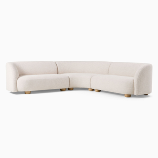 curved l-shaped sectional