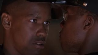 Denzel Washington getting in another soldier's face in Glory