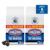 Kingsford 16 lbs. Original BBQ Smoker Charcoal Grilling Briquettes (2-Pack)