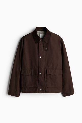 Regular Fit Canvas Jacket