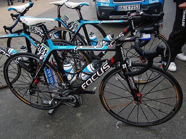 Milram sprinter Gerald Ciolek used his usual Focus road machine for Gent-Wevelgem.