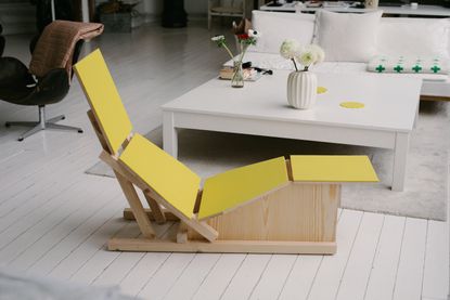 Diy wood lounge online chair