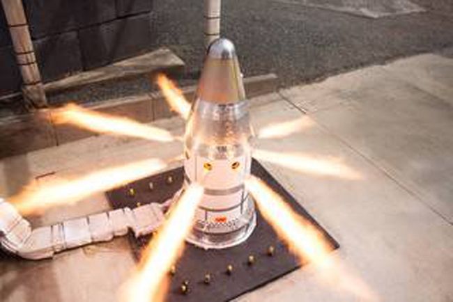 NASA's Orion Capsule Emergency Abort System Checks Its Attitude in Test