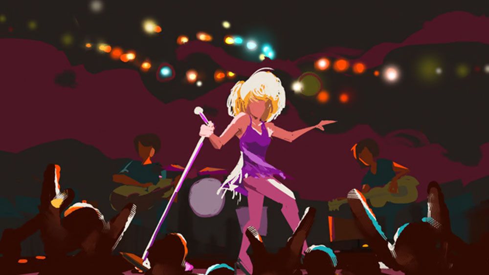 Concept art for the Matthew A Cherry animated film Time Signature