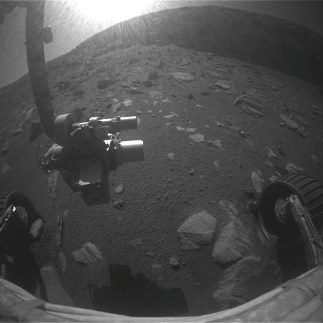 Mars Rover Begins Climb Out of Vast Crater