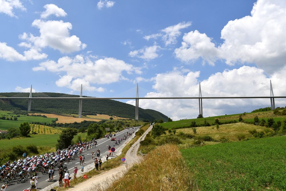 Scenery along the route of stage 15 at the Tour de France