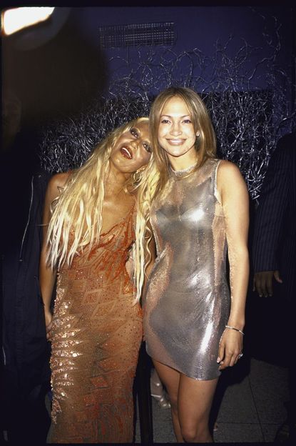 Dontalla Versace and Jennifer Lopez 