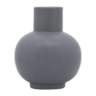 Dark gray vase