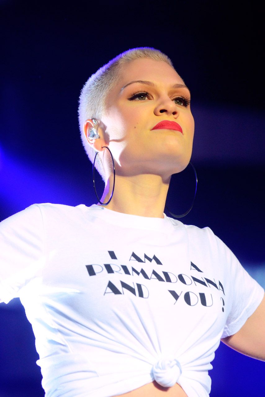 Jessie J performs on stage