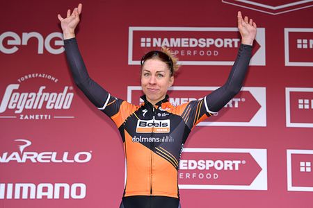 Annika Langvad (Boels Dolmans) finished second at Strade Bianche, her first WorldTour race