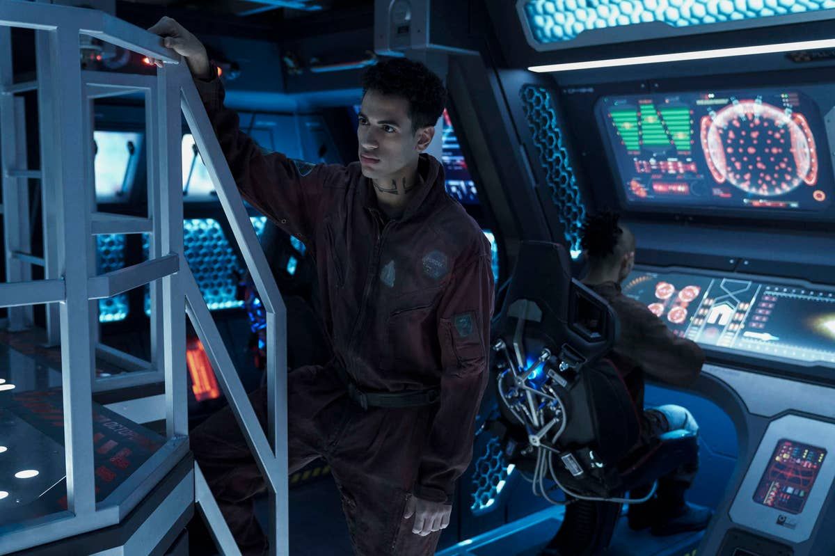 A scene from "The Expanse" season 5 on Amazon Prime.