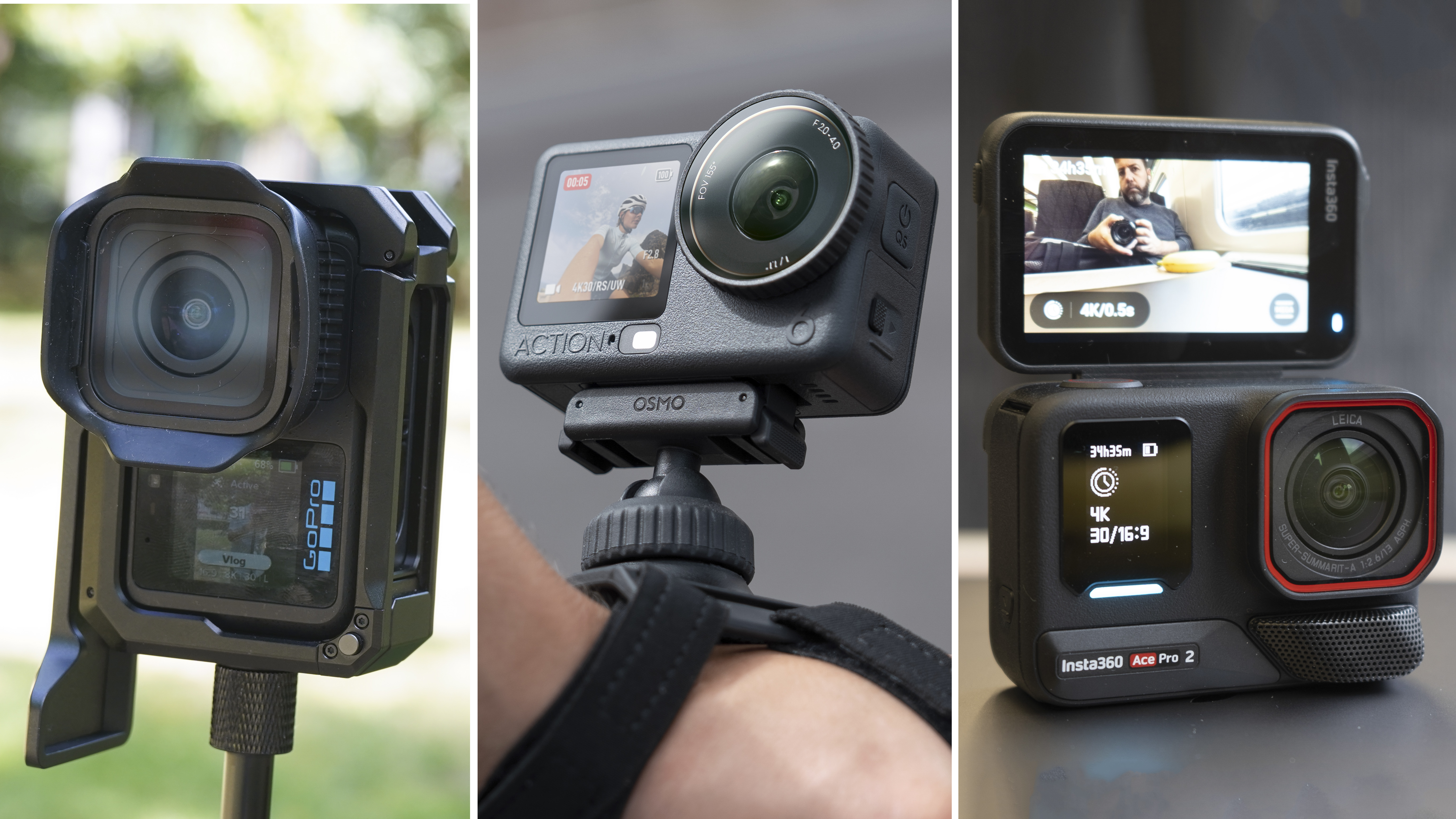 GoPro Mission 1 Pro vs DJI Osmo Action 6 vs Insta360 Ace Pro 2