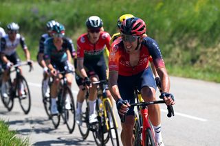 Omar Fraile leads at the Tour de France