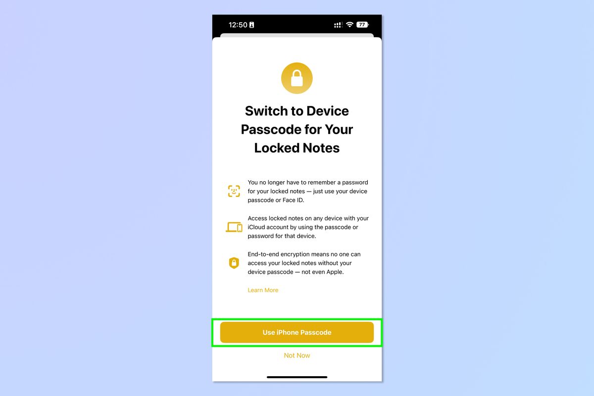 How to lock notes with Face ID on iPhone | Tom's Guide